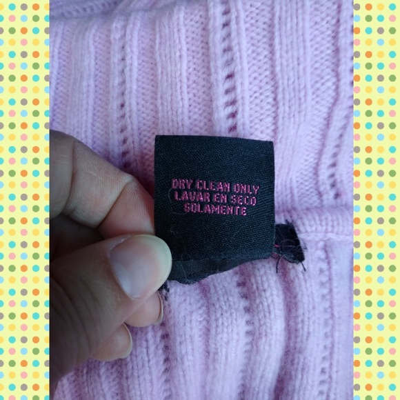 TAKARA Angora blend cowl off shoulder sweater - Picture 4 of 6